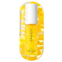 Capsule Contains 4 types of Vitamin A beauty serum with raw Vitamin addressing and pore Also contains niacinamide and Serum C. C, dullness, radiance,