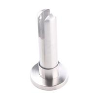 Multitool Partition Support Foot Stainless Steel Glass Fence Clamp for Public Bathroom Toilet Restroom Support Supplies 10cm