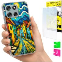 Etui Do Motorola Moto G56 Obudowa Foto Case Plecki Grafika Art + Szkło