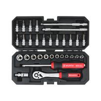 Wurth 1/4 inch Ratchet Wrench Set, 32-Piece