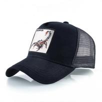 Trucker Fashionable Trendy Caps With Embroidery Animals Patch Four Seasons Adjustable Snapback Baseball Cap For Men Women Adjustable Visor Hat Adjustable black