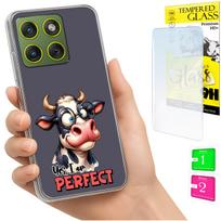Etui Do Motorola Edge 70 Obudowa Foto Case Plecki Grafika Słonik + Szkło