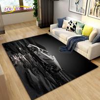 Naujas 3D sportinio automobilio koncepcinis kilimas, kilimėlis svetainei, miegamajam, sofai, prie durų dekoracija, neslystantis kilimėlis vaikų žaidimams 40x60cm