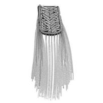 Shoulder Epaulette Charming Ornamental Clothing Accessories Tassel Chain Decorate Shiny Shoulder Tassels Handmade Epaulet Jewelry Accessory sidabras