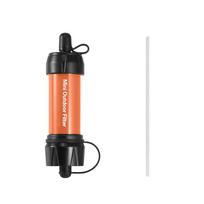 Mini Purification Water Filter Purifier Drinking Water Filtering Straw  Outdoor oranžinė