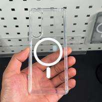 For Sony xperia 1 VII 1 VI Case Clear TPU Acrylic Magnetic Anti Fall Protective Back Cover For Sony Xperia 1 V 1VII Shell Bumper Sony Xperia 1 VII