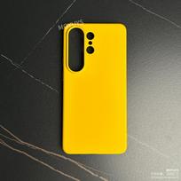 Case For Samsung Galaxy S26 Ultra S25 S24 For MagSafe Magnetic Matte Rock Sand Phone Cover TPU Frame Shell Non-Slip Bumper Galaxy S26 Ultra geltona