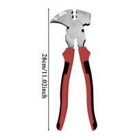Fence Pliers Fencing Pliers Wire Cutter Tool Heavy Duty Multifunctional Hand Tools With Hammer Head Nail Puller For Bending raudona