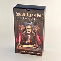 Edgaro Allano Poe Tarot Denis 78 Nuostabios Iliustracijos Pagal Poe Pasakas 12x7cm Spausdinta ant 350GSM Dvigubai Reljefinės Stalo Žaidimas