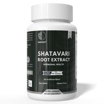 Šatavari šaknis (Asparagus racemosus) Kapsulės | Ekologiško ekstrakto milteliai | 60 vienetų Pack=120 Capsules