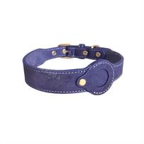 Originalios odos šuns antkaklis su laikikliu Apple AirTag Nuimamas sekimo antkaklis augintiniams Šunų aksesuarai mažiems šunims Pakinktai (Purple,S Neck 29-36cm) violetinė