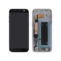 Écran LCD et vitre tactile - SAMSUNG - Galaxy S7 Edge (G935F) - Noir - Assemblés sur châssis - Montage prêt juoda