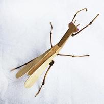 Handmade Bamboo Insect Mantis Beetle Retro Crafts Decoration Small Animal Desktop Ornaments
