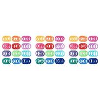 ABKS-576 Pcs 7 Inches Potholder Loops Weaving Loom Loops Weaving Craft Loops With 12 Colors For DIY Crafts Supplies A