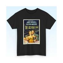 The Las Vegas Story Vintage Movie Poster T-Shirt Jane Russell Tee S-5XL M