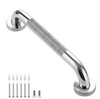 Bathroom Tub Toilet Handrail Grab Bar Stainless Steel 300/400/500Mm Anti Slip Shower Safety Support Handle Towel Rack gray