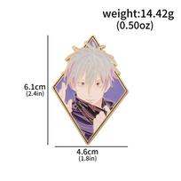 Japanese Anime JJK Enamel Pin Manga Brooches Backpack Cartoon Student Badge Lapel Pins Cosplay Props Accessories Toys Fans Gift