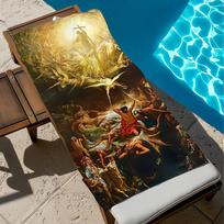 Gustav Dore Satan Towel Beach Quick Dry Soft Pool Towels Gift for Travel Gym Shower Camping sports STJ40x70CM