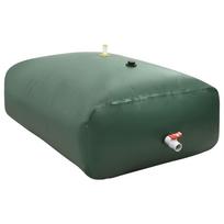 Vidaxl Lietaus vandens surinkimo bakas, su čiaupu, sulankstomas, 5000 L, PVC