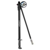 Lixada Dviračio oro smūgio siurblys su skaitmeniniu slėgio matuokliu 300 PSI aukšto slėgio dviračio padangų pripūtimo siurblys With Digital Pressure Gauge juoda