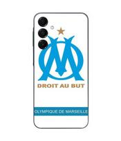 Coque pour Samsung Galaxy A16 logo om olympique de marseille blanc Fond Maniacase juoda