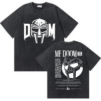 Raperio Mf Doom MM MAISTAS Pasaulio pabaigos Grafikos Moteriški Unisex Marškinėliai L juoda