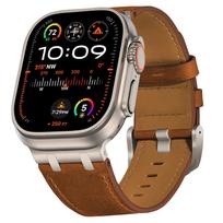 Leather Band for Apple Watch Ultra 2 49mm Series 10 46mm Luxury Strap Sports Bracelet for iWatch 10 9 8 7 6 5 4 SE ultra 44 45mm 49mm 46mm 45mm 44mm