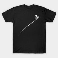 Men Black Print T-shirt Mountain Bike Cycling Downhill Gift Cyclist Mountain Biker Bicycle No-Cut Transfer Paper Print Cotton Tshirt L juoda