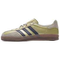 Adidas Originals GAZELLE INDOOR Abrasion Resistant, Lightweight, And Breathable Low top Skateboard Shoes Women's Gold JR2404 36