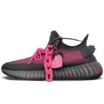Adidas Originals Yeezy Boost 350 V2 Coverage Low top Casual Shoes Unisex Black Pink HQ4540(Team501-) 36