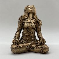 Motinos Žemės Statulėlė Mini Gaia Fėja Dekoratyvinė Budos Statulėlė Dekoratyvinės Figūrėlės Deivė Gydymas Čakra Meditacija Namų Dekoras white