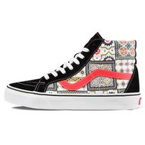 Vans SK8-HI Reissue 'Moroccan Tile Check - Orange' Men's VN0A4BV8687 EU 36.5