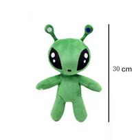 30cm žalias ateivio pliušinis žaislas su čiuptuvais ir ragais, mielas monstro lėlė, minkšta pagalvė, dovana vaikams green