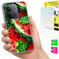 Etui Do Xiaomi Redmi 15C 5G 173Mm / Poco C85 Case Plecki Arbuz + Szkło 9H
