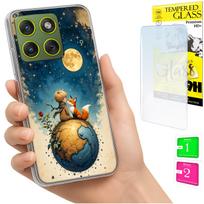 Etui Do Motorola Edge 70 Obudowa Foto Case Plecki Grafika Lisek + Szkło