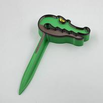 Shark-shaped Beach Towel Clip Strong Grip Camping Mat Clip Outdoor Towel Holders  For Outdoor Beach žalia