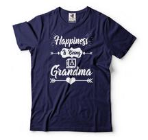 Happiness Is Being A Grandma Shirt Womens Grandma Shirt Grandma Gift Tee XL