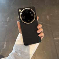 OPPO Find X9 Ultra dėklas Paprastas matinio PU smulkiagrūdžio odos silikoninis dangtelis Oppo Find X9 Ultra korpusui Apsaugantis nuo dulkių buferis OPPO Find X9 Ultra juoda