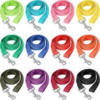 Nylon Dog Leash Bulk 5ft Dog Training Leashes 12 Bright Colors Puppy Line Traction Rope for Small Medium Puppy (as the picture,5 feet)