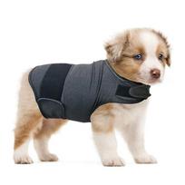 Breathable Dog Anxiety Jacket Comfortable Adjustable Anti Anxiety Pet Coat Warm Soft Dog Calming Wrap Clothes For Dog Puppy (Grey,XS) pilka