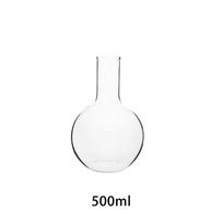 Kvarcinio stiklo apvaliadugnis kolba 500ml
