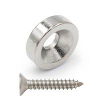 Magnes Neodymowy Z Otworem Pod Wkręt  10X3Mm Okrągły, Walcowy, Hunter