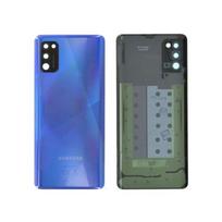 Pièce détachée - SAMSUNG - Galaxy A41 (A415F) - Cache batterie / vitre arrière - Bleu - Originale mėlyna