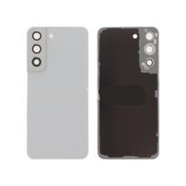 Cache batterie (vitre arrière) - SAMSUNG - Galaxy S22 (S901B) - Blanc - Sans logo - Pièce de remplacement balta