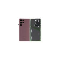 Original Cache Batterie Vitre Arrière Bordeaux pour Samsung Galaxy S22 Ultra S908 GH82-27457B GH82-27458B