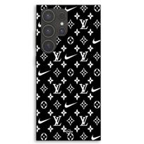Case For Samsung Galaxy S23 Ultra Nike LV black background Maniacase juoda