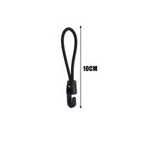 Black Nylon Elastic Strap Multi-Purpose High Elasticity Bungee Cord Camping Hiking Gear Car Trunk Storage Motorcycle Accessories
