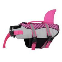 Reflective Shark Dog Life Jacket Waterproof Enhanced Buoyancy Dogs Swimming Clothes with Handle Anti-Crack Dog Swimsuit For Dogs (Rose Red,S) rožinė raudona spalva