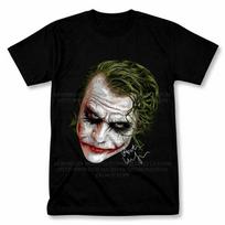 Batman The Dark Knight Joker Heath Ledger Graphic T Shirt Vintage Rap Tee 3XL