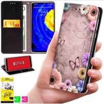 Etui Typu Portfel Do Motorola Edge 70 - Pokrowiec Bluemoon Nadruk + Szkło 9H